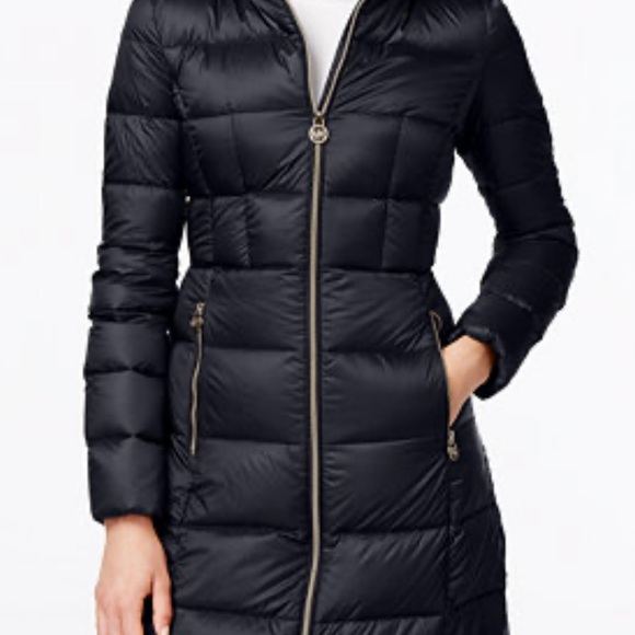 Michael Kor's Navy Puffer Jacket Size Small - Picture 10 of 10